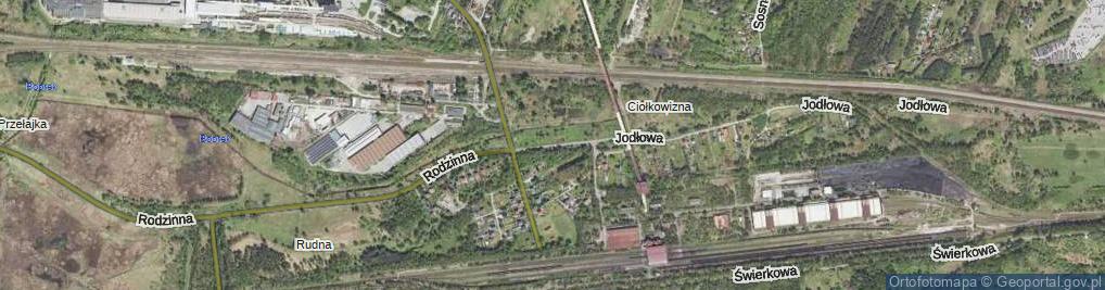 Zdjęcie satelitarne Ciołkowizna ul.